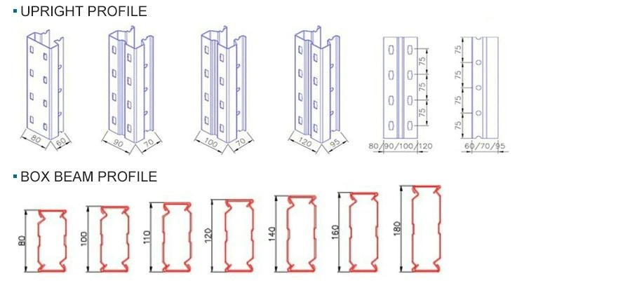 Customzation 50-300kg Medium Duty Warehouse Rack Steel Metal Longspan Shelf