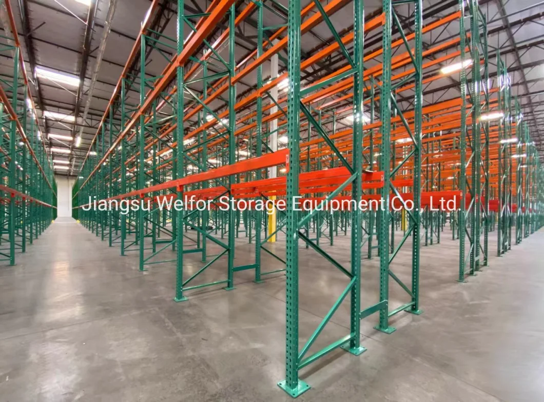 American Industrial Warehouse Storage Heavy Duty Teardrop Pallet Racking