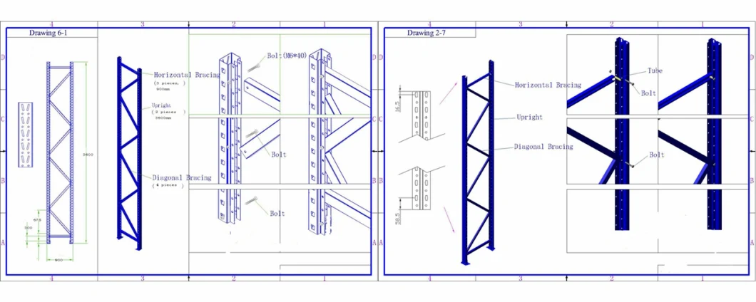 More Space with Intelligent Design Cabinet Multi Storage Rack Adjustable Vna Racking Systems for Plastic Product Warehouse.