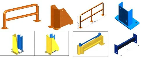 Vna Pallet Racking for Narrow Aisle Storage with Floor Rails