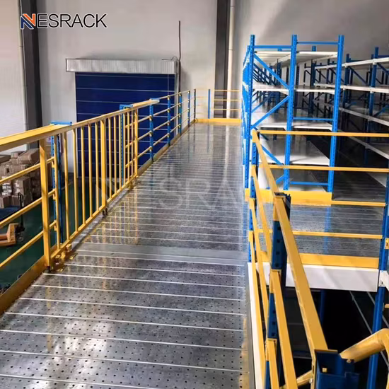 창고 보관을 위한 견고한 선반 지원 강철 메자닌